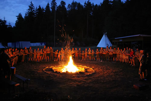 Fogatas y Acampar campamento vacacional Quito 2023